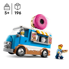 LEGO City Donut Truck Playset Vendor Vehicle Building Kit For Ages 5+