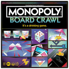Monopoly Board Crawl Game | Official Monopoly Drinking Game for Adults Only For Ages 21+