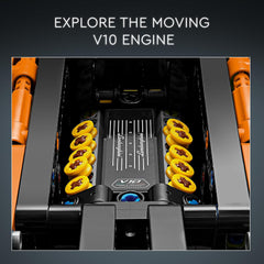 LEGO Technic Lamborghini Huracán Tecnica Orange Building Kit For Ages 9+