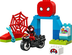 LEGO DUPLO Marvel Spin’s Motorcycle Adventure Set Kit for Ages 2+
