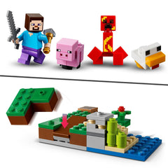 LEGO Minecraft The Creeper Ambush Building Kit for Ages 7+