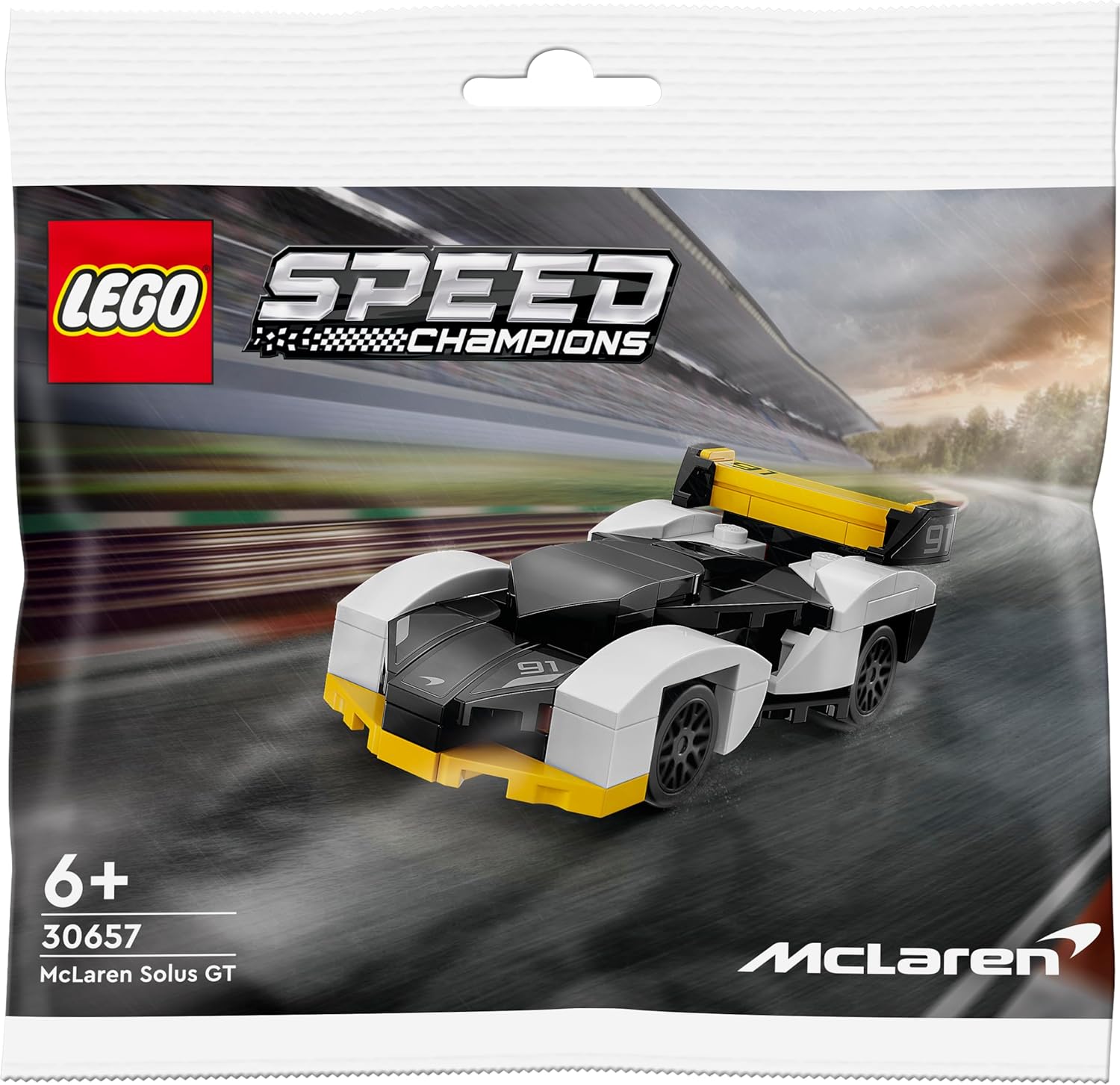 LEGO Speed Champions McLaren Solus GT 30657 Building Kit for Ages 6+