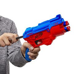 Nerf Alpha Strike Boa RC-6 Blaster with 6-Dart Rotating Drum,Fire 6 Darts in a Row Includes 6 Nerf Elite Darts