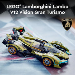 LEGO Speed Champions Lamborghini Lambo V12 Vision GT Super Car Set for Ages 10+