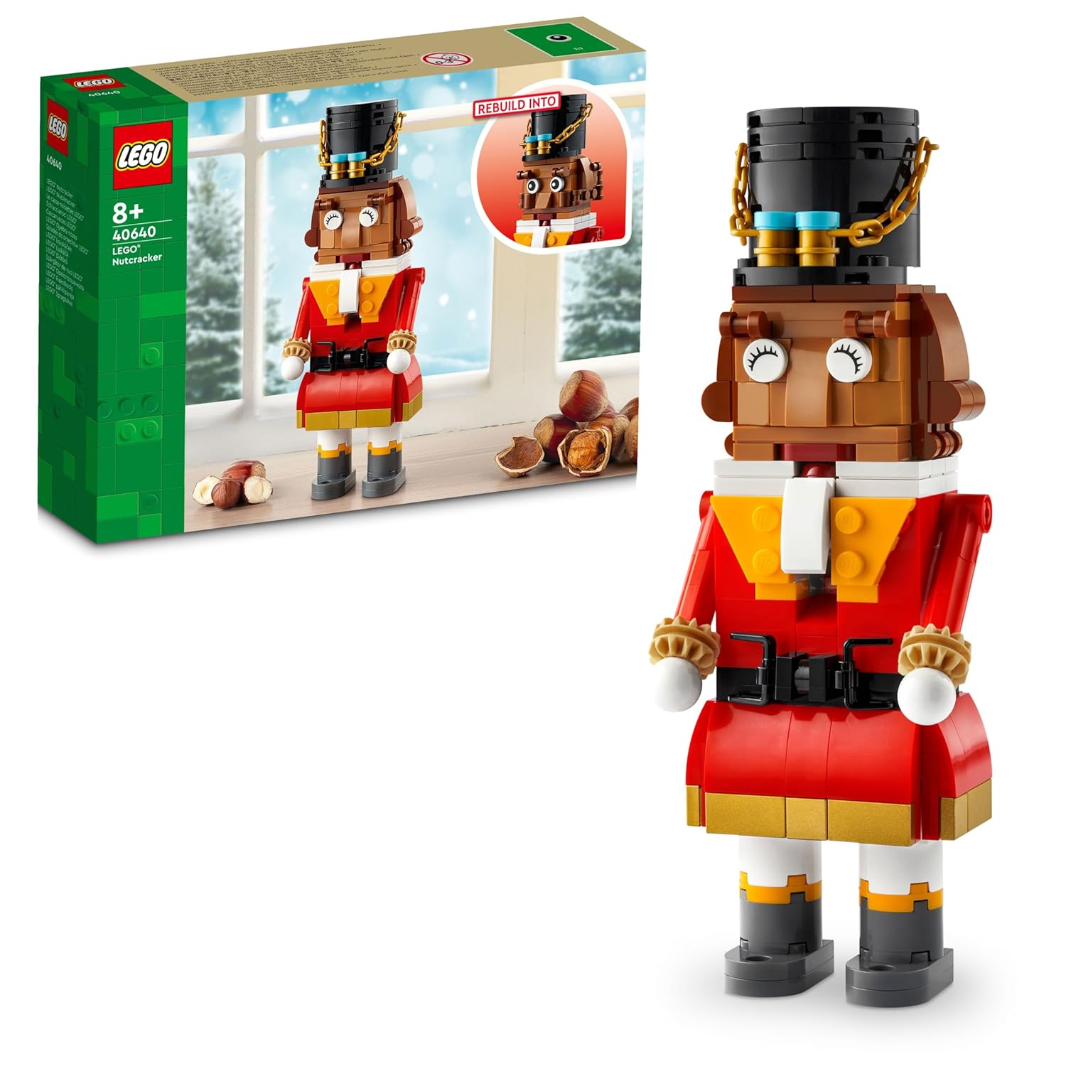 LEGO Nutcracker Figure Building Kit For Ages 8+
