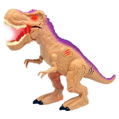 Dragon-I Mighty Megasaur Roaring T-Rex Dinosaur Action Figure for Kids Ages 3+, Brown