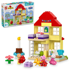 LEGO DUPLO Peppa Pig Birthday House Playset Kit for Ages 2+