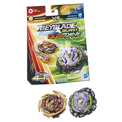 Beyblade Burst QuadDrive Destruction Ifritor I7 and Stone Nemesis N7 Spinning Top Dual Pack for Kids Ages 8 and Up