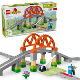 LEGO Duplo Town Train Bridge and Tracks Expansion Set Building Kit For Ages 2+