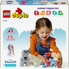 LEGO DUPLO Disney Elsa & Bruni in The Enchanted Forest Building Kit For Ages 2+