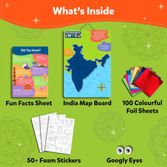 Skillmatics Foil Fun - Incredible India DIY Creative & Educational Activity Kit for Ages 4+