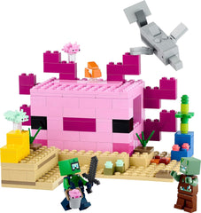 LEGO Minecraft The Axolotl House Building Kit for Ages 7+