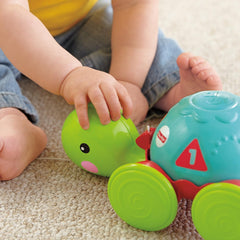 Fisher-Price Pull-Along Turtle, Baby and Toddler Pull Toy with Fun Actions for Ages 12 Months and Older