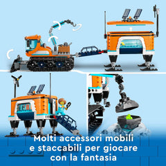 LEGO City Arctic Explorer Truck and Mobile Lab Building Kit For Ages 6+