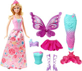 Barbie Doll and Fairytale Dress-Up Character Playset, Clothes and Accessories for Kids Ages 3 Years & Up