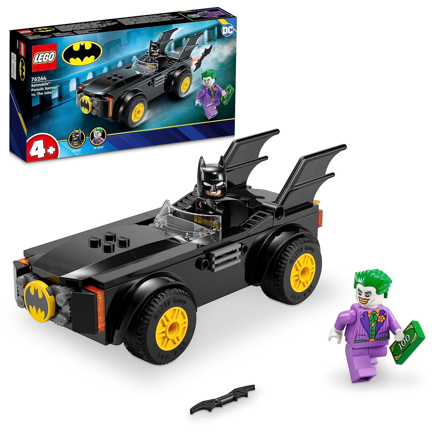 LEGO DC Batmobile Pursuit: Batman vs. The Joker Building Kit for Ages 5+