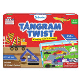 Skillmatics Tangram Twist - Off We Go! No Mess Sticker Art Puzzle For Ages 8+