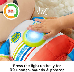 Fisher-Price Laugh & Learn So Big Puppy Large Musical Plush Toy with Smart Stages Learning Content for Toddlers and Preschool Kids