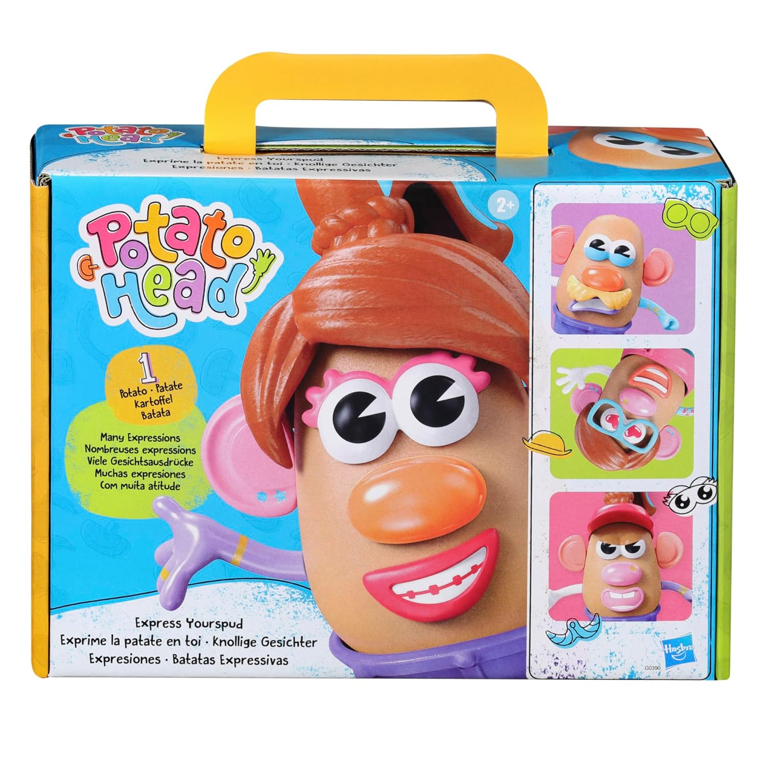 POTATO HEAD Express Yourspud Playset with 1 Potato Body and 32 Accessories, Creative Toddler and Preschool Toys for Kids Ages 2+