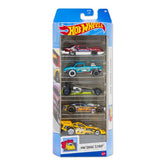 Hot Wheels 5 Car Gift Pack - HW Drag Strip Pack of 5 For Kids & Collectors