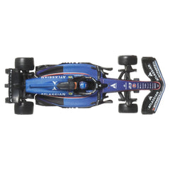 Hot Wheels Race Team Atlassian Williams Racing (#23) 1:64 Scale Premium Die-Cast Formula 1 Collectible Toy Race Car with Real Riders Tires & Metal/Metal Body & Chassis for Collectors