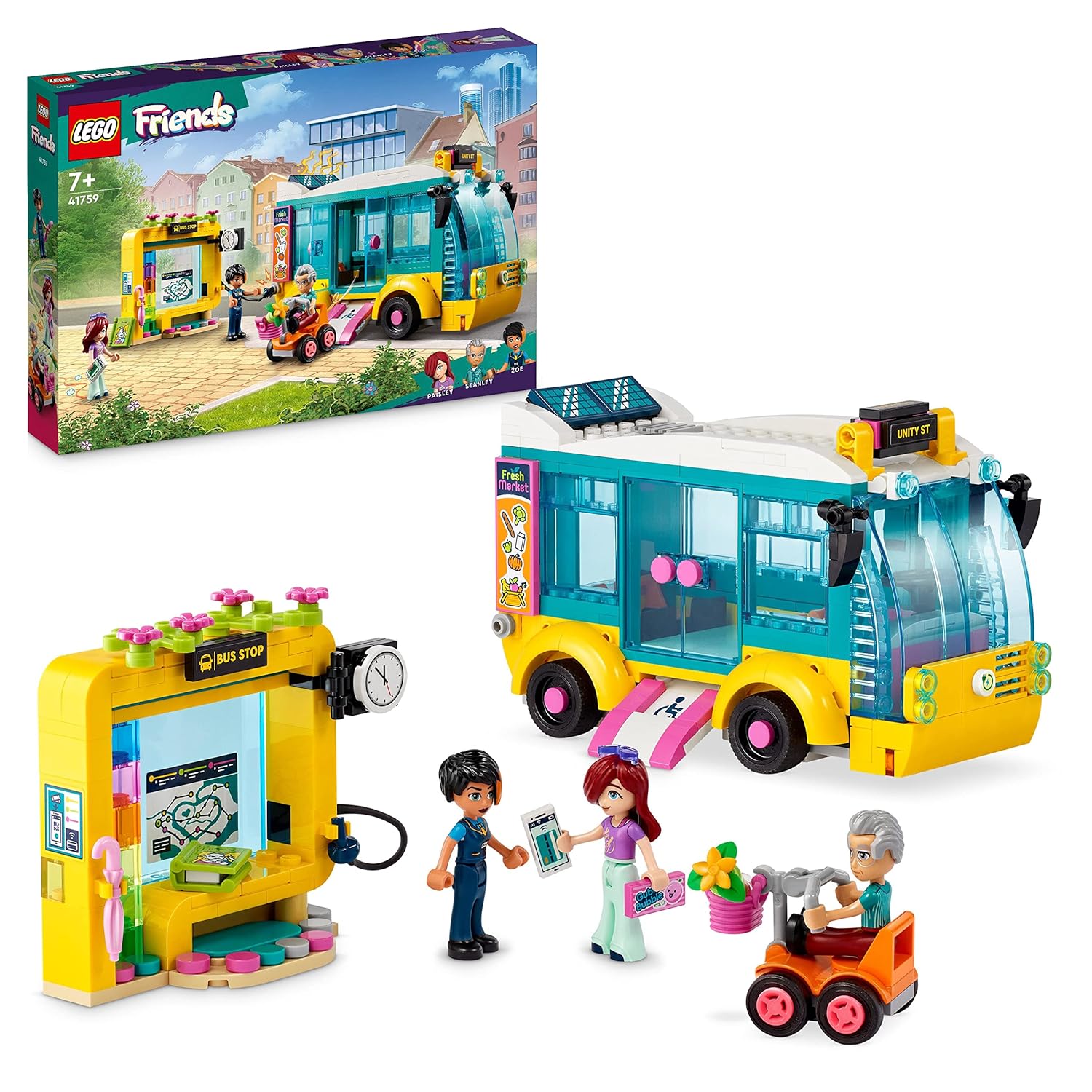 LEGO Friends Heartlake City Bus Building Kit For Ages 7+