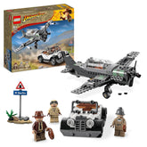 LEGO Indiana Jones Fighter Plane Chase Building Kit for Ages 8+