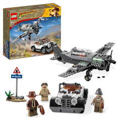 LEGO Indiana Jones Fighter Plane Chase Building Kit for Ages 8+