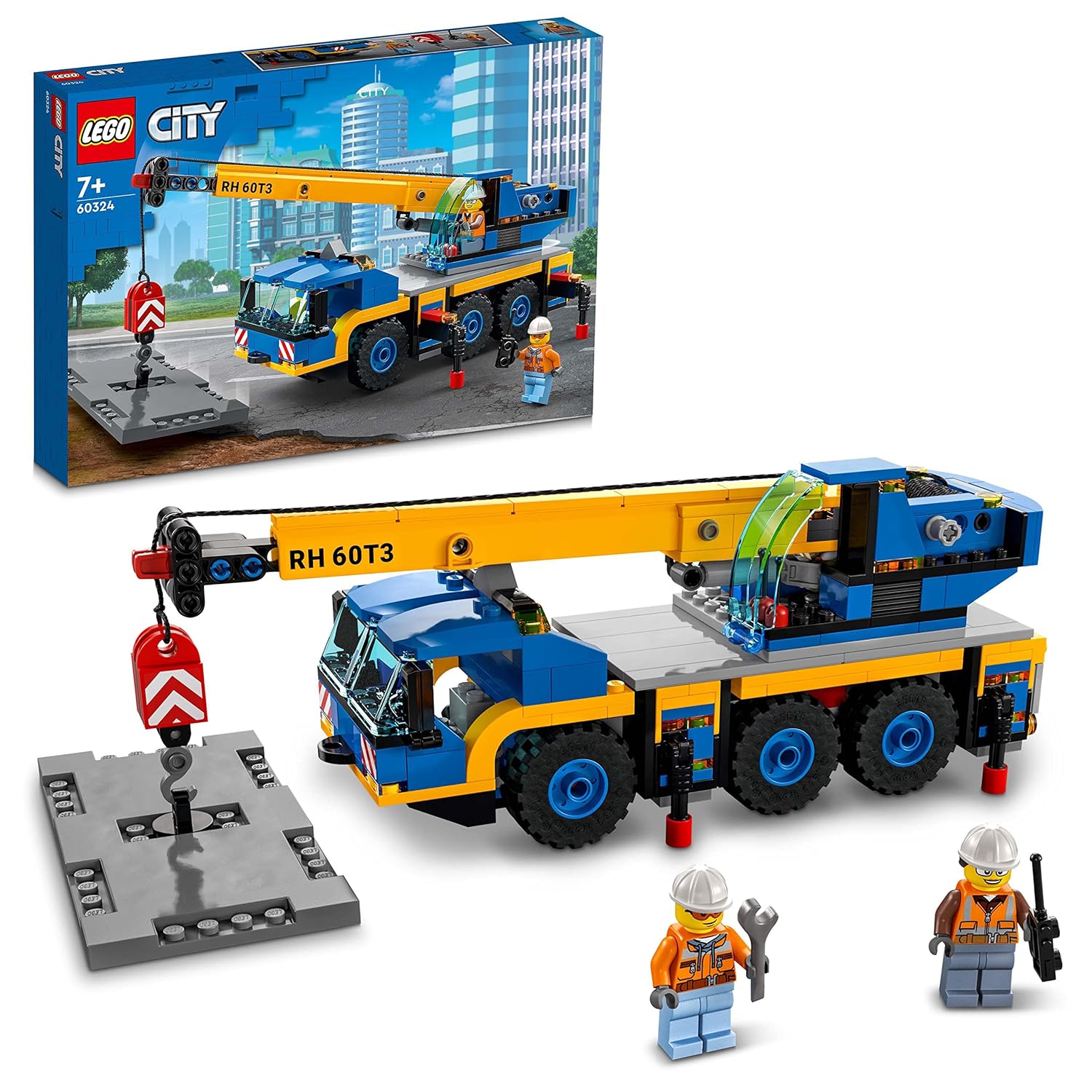 LEGO City Mobile Crane Building Kit For Ages 7+