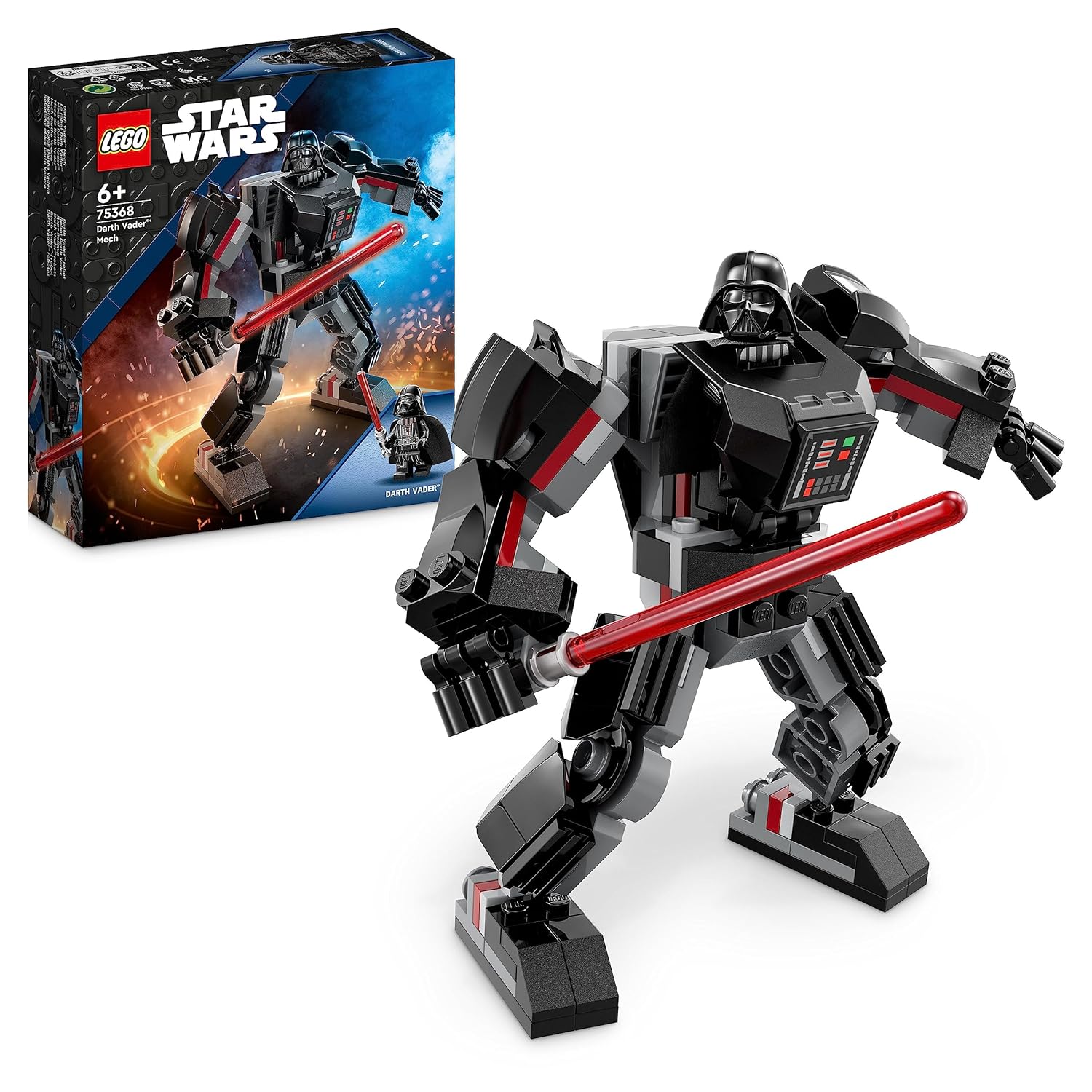 LEGO Star Wars Darth Vader Mech Building Kit for Ages 6+