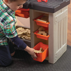 Step2 Handyman Kids Workbench – Includes 30+ Toy, Accessories, Interactive Features for Realistic Pretend Play
