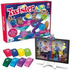 Hasbro Gaming Twister Air Game, App Play Game with Wrist and Ankle Bands Links to Smart Devices Active Party Games for Kids Ages 8+
