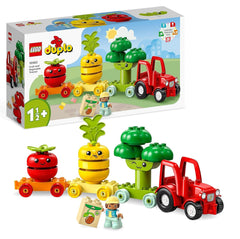 LEGO Duplo My First Fruit and Vegetable Tractor Building Kit for Ages 2+