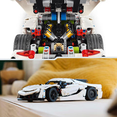 LEGO Technic Koenigsegg Jesko Absolut White Hypercar Building Kit for Ages 10+