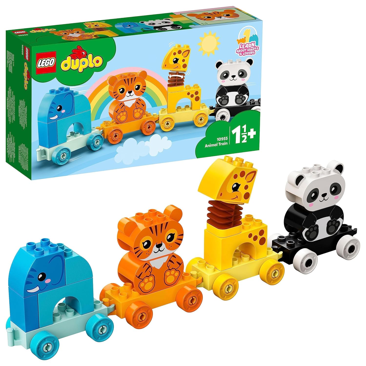 LEGO Duplo My First Animal Train Building Kit for Ages 2+