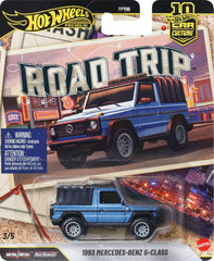 Hot Wheels Car Culture 1:64 Scale Premium Road Trip 1993 Mercedes-Benz G-Class Toy Car for Ages 4+