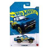 Hot Wheels 58th Anniversary Pearl & Chrome 2026 Blue-Gold 87 Dodge D100 Diecast Car