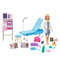 Barbie Medical Doctor Doll with Doctor Accessories & Playset for Kids Ages 3+
