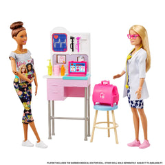 Barbie Medical Doctor Doll with Doctor Accessories & Playset for Kids Ages 3+
