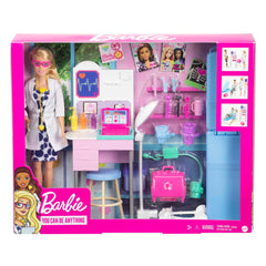 Barbie Medical Doctor Doll with Doctor Accessories & Playset for Kids Ages 3+