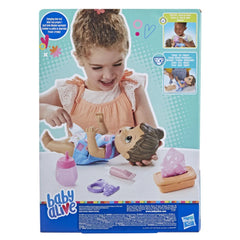 Baby Alive 12 Inch Change Play Brown Hair Doll, Drinks and Wets Doll for Kids Ages 3+