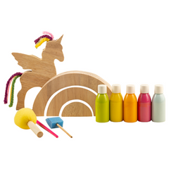 Kiddies Kingdom Wooden Unicorn DIY Kit For Ages 2 and Up