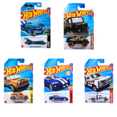 Hot Wheels Basic Car J Case 2025 Wave Three Pack of 5 Mainlines for Collectors