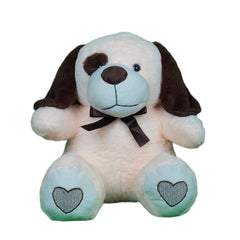 Play Hour Charlie The Dog Plush Soft with Long Chocolate Ears Toy for Ages 3 Years and Up - 45cm