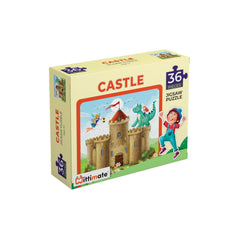 Mittimate Castle Jigsaw Puzzle – 36-Piece Cardboard Puzzle for Kids (Ages 4-6) | Fun, Learning & Perfect Birthday Gift