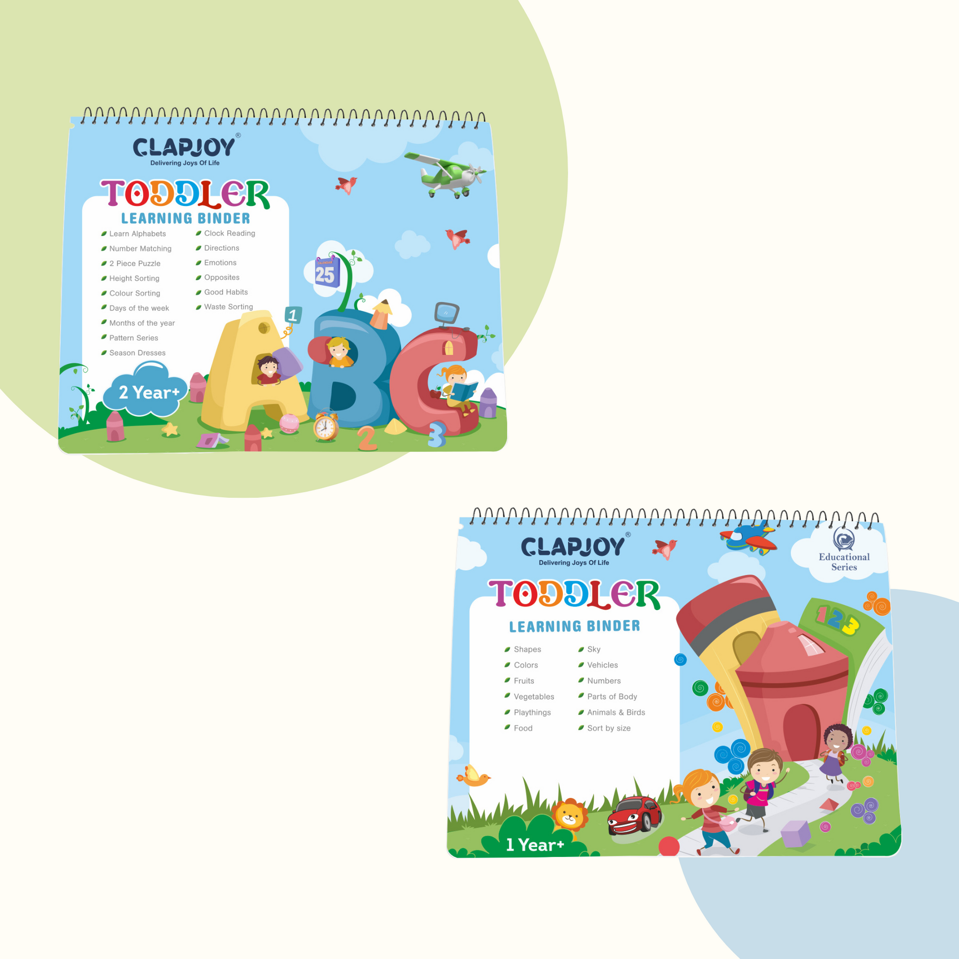 Clapjoy Velcro Preschool Busy Book Combo