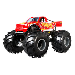 Hot Wheels 1:24 Scale Oversized Monster Truck Hotwheels Die-Cast Toy Truck with Giant Wheels and Cool Designs