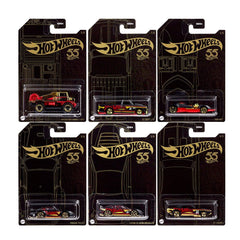Hot Wheels 55th Anniversary Pearl & Chrome 2023 Diecast Car - Pack Of 6