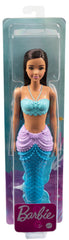 Barbie Dreamtopia Black Hair Mermaid Doll With Multi-Colored Blue Mermaid Tail for Kids Ages 3+
