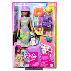 Barbie Travel Set with Teresa Doll, Puppy and Accessories for Kids Ages 3+